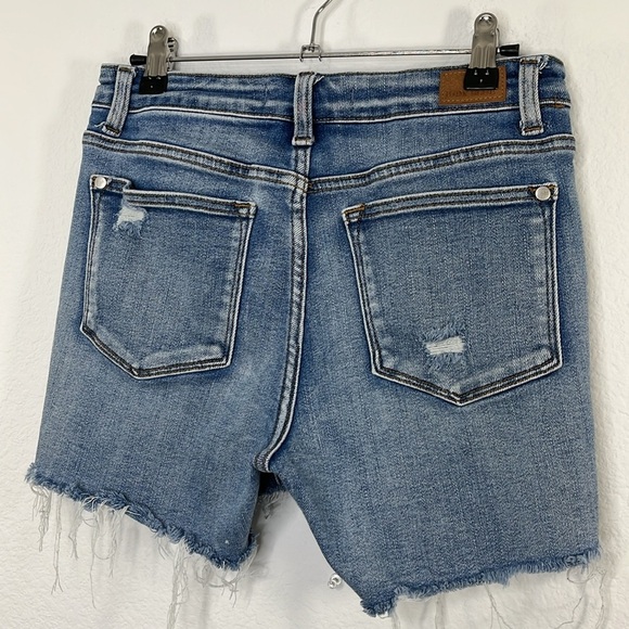 Judy Blues Lace patch size Small JB150042‎ Distressed Women's Shorts - Picture 6 of 9